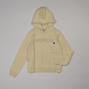 Felpa moncler panna e nera