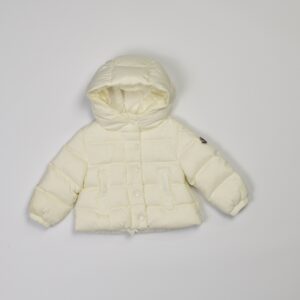 moncler piumino bianco panna
