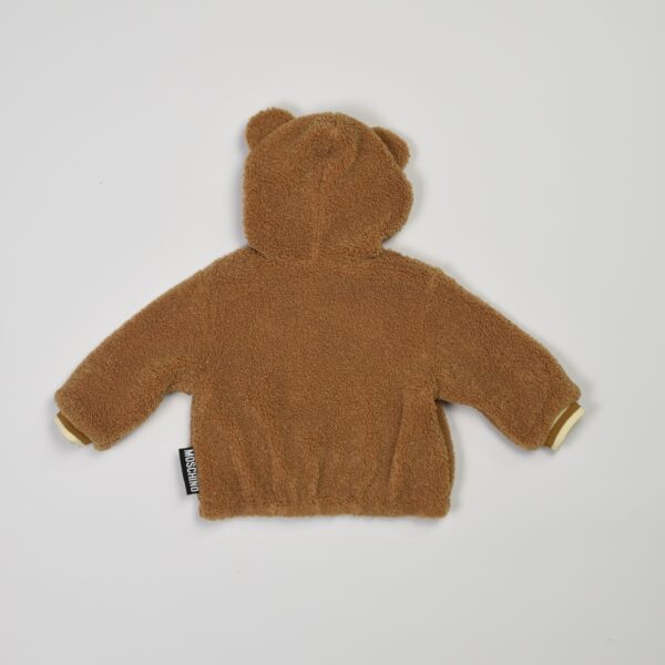 pellicciotto moschino marrone