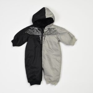 tuta Marcelo burlon grigia e nera
