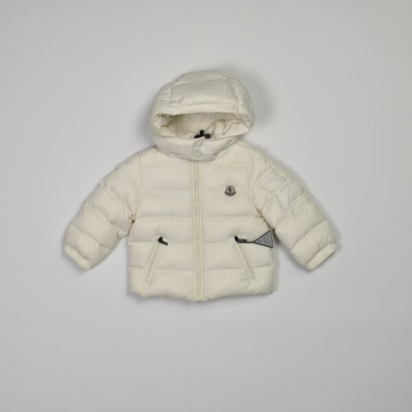 giubbino bianco moncler