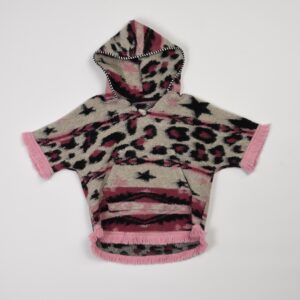 poncho rosa