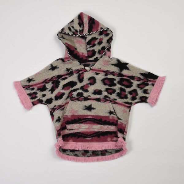 poncho rosa