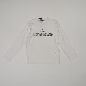 maglia maniche lunghe stone Island bianca
