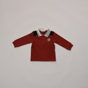 polo moncler rossa